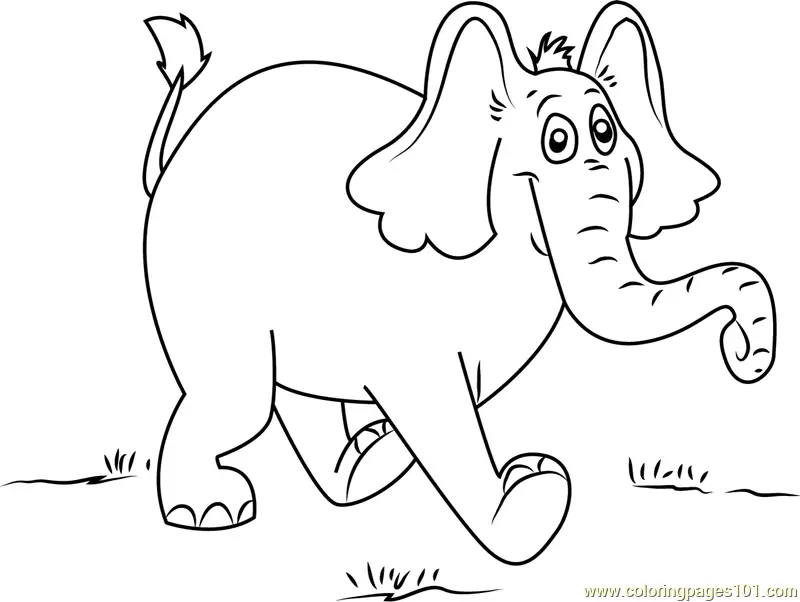 Horton Coloring Pages 5