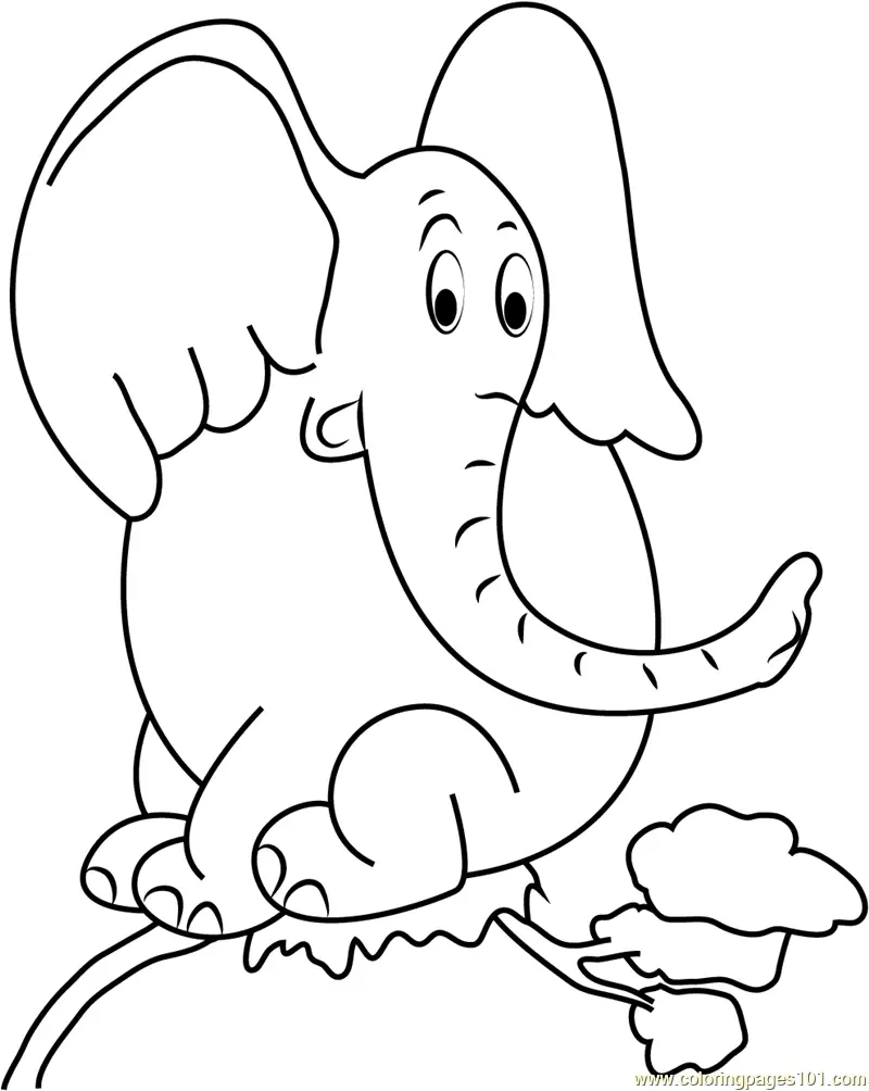 Horton Coloring Pages 7