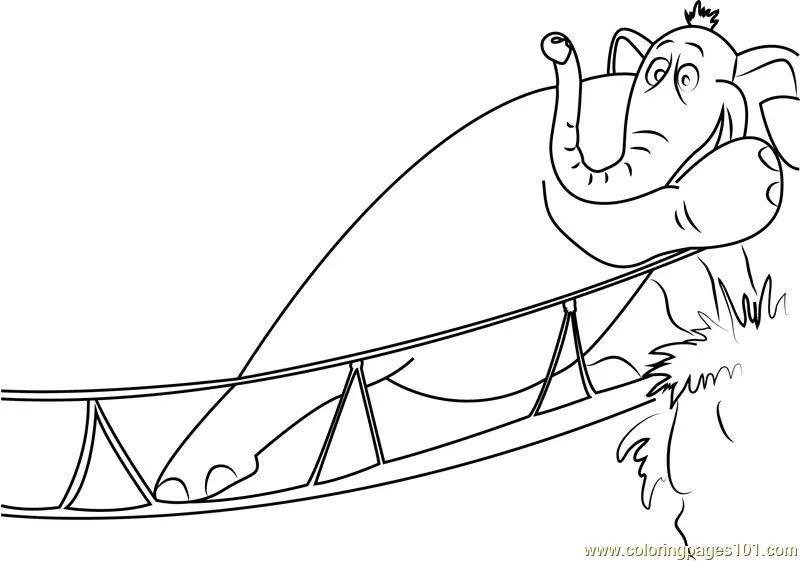 Horton Coloring Pages 9