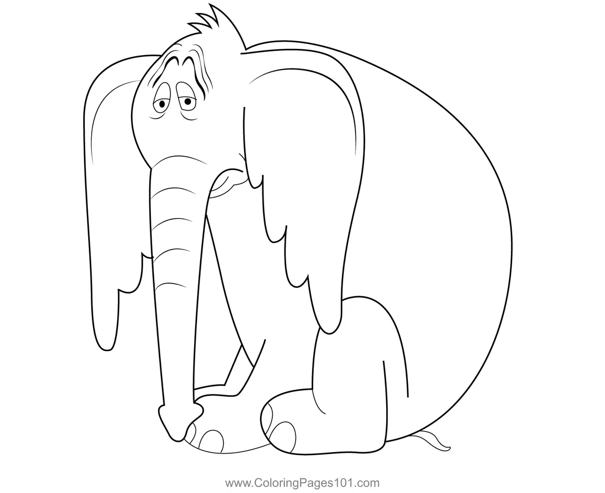 Horton Hears a Who Coloring Pages 11
