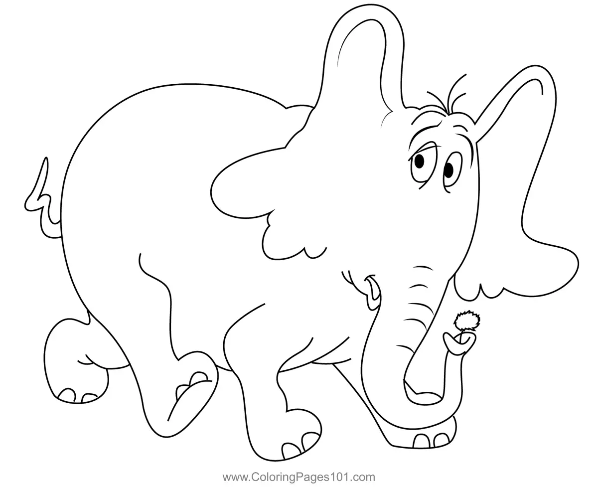 Horton Hears a Who Coloring Pages 4