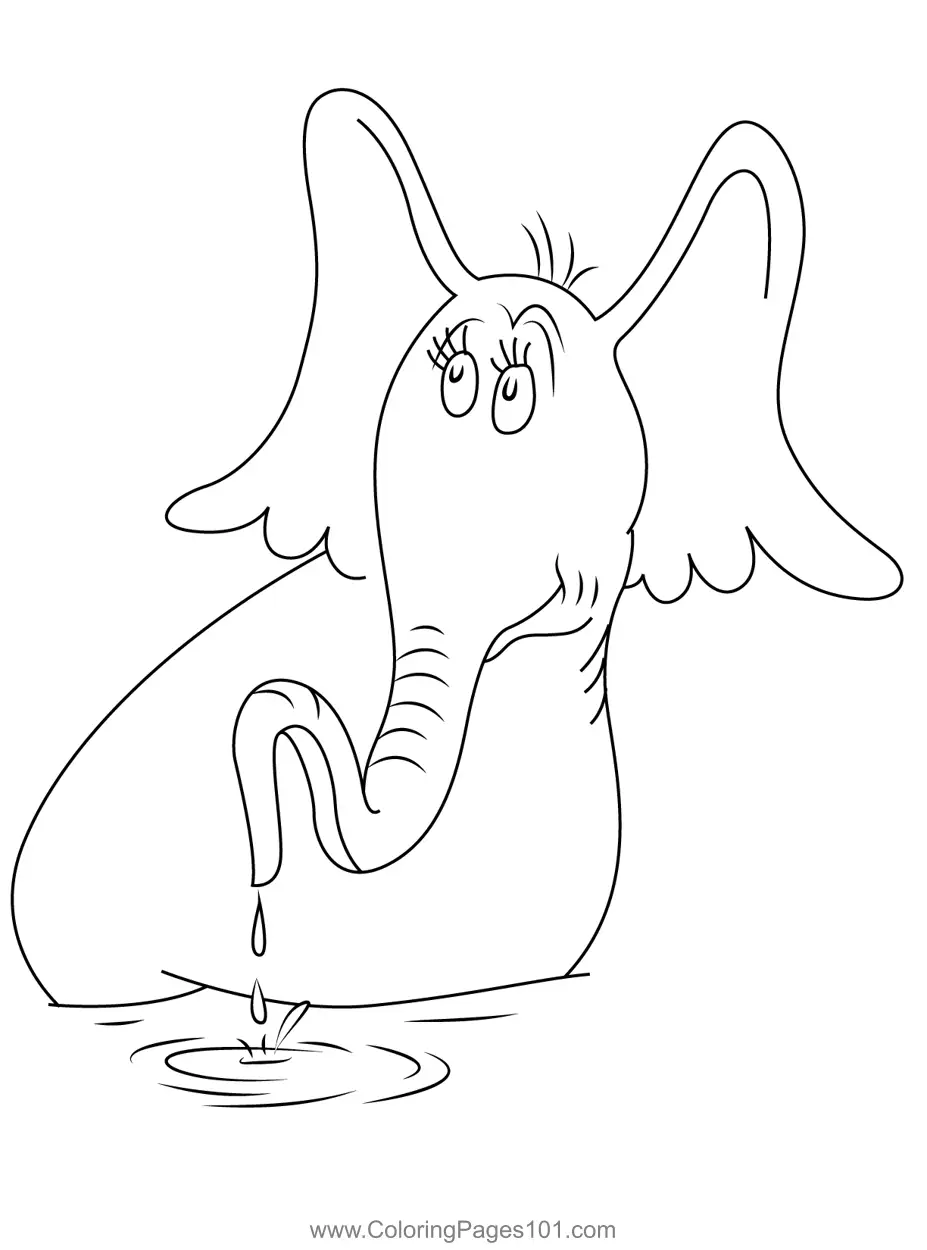 Horton Hears a Who Coloring Pages 7