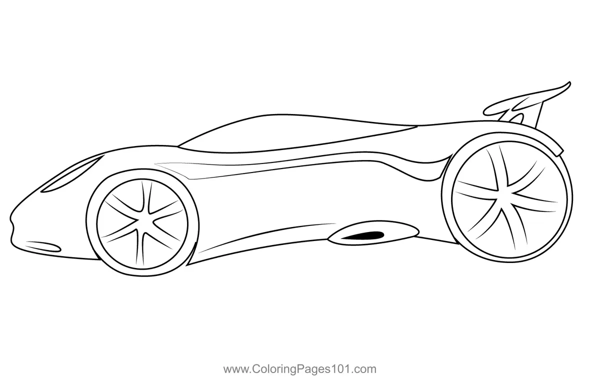 Hot Wheels Coloring Pages 2