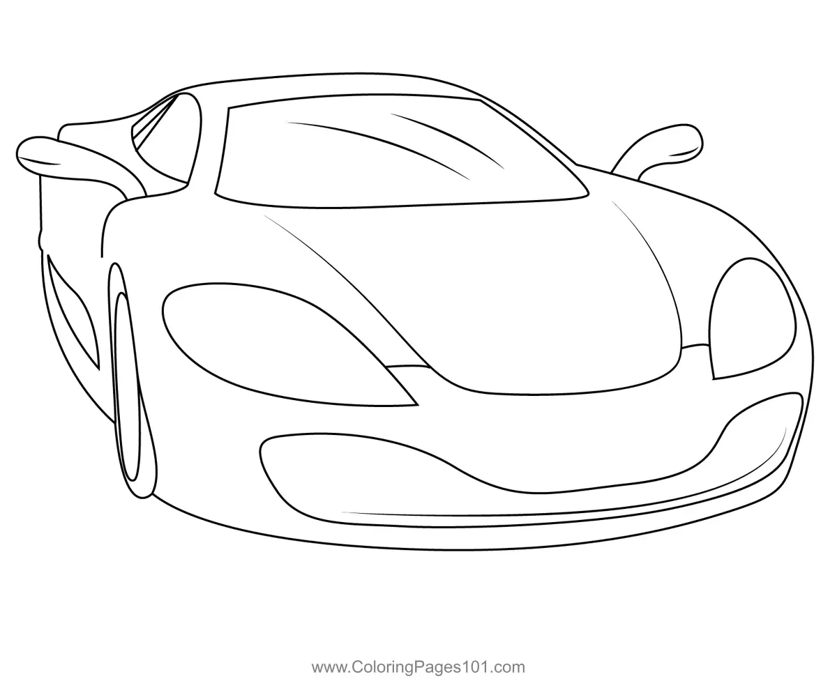 Hot Wheels Coloring Pages 3