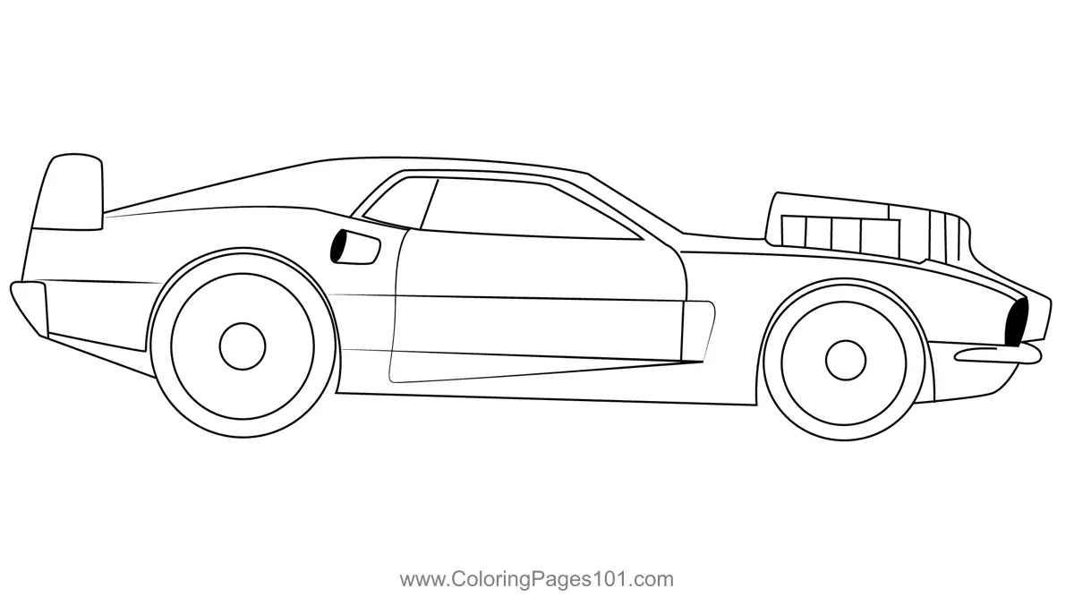 Hot Wheels Coloring Pages 5