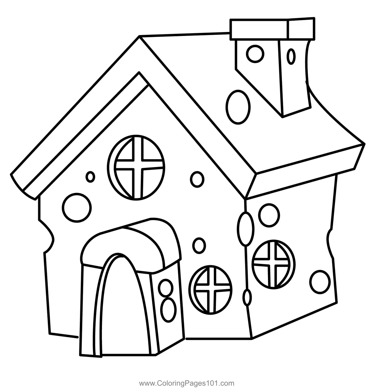 Houses Coloring Pages 3