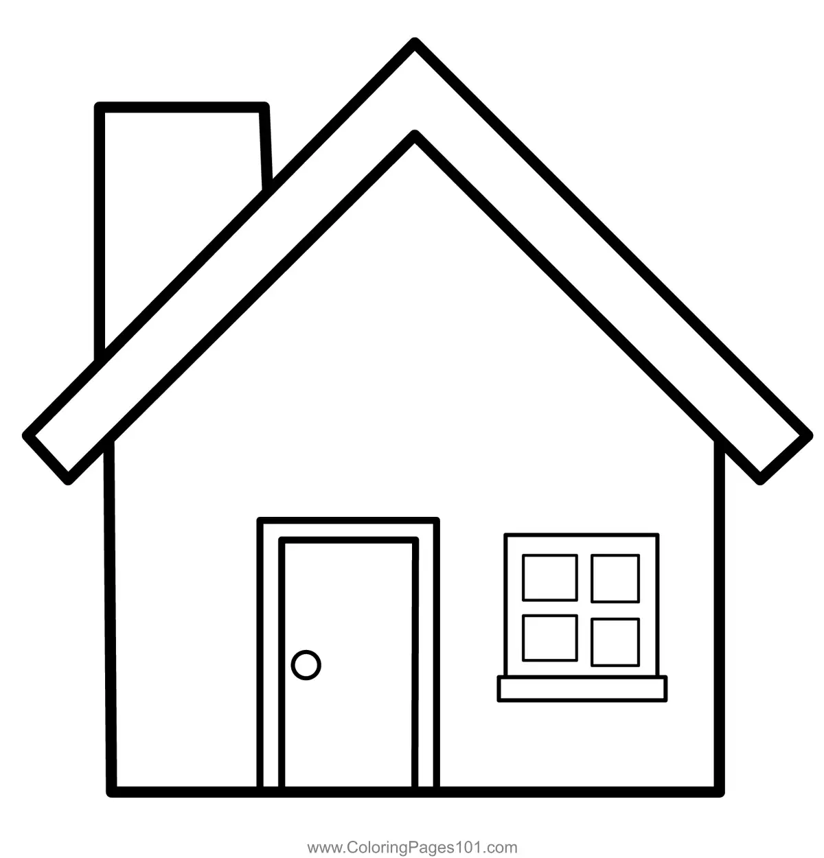 Houses Coloring Pages 8