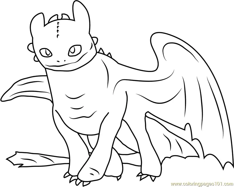 How to Train Your Dragon Coloring Pages 1