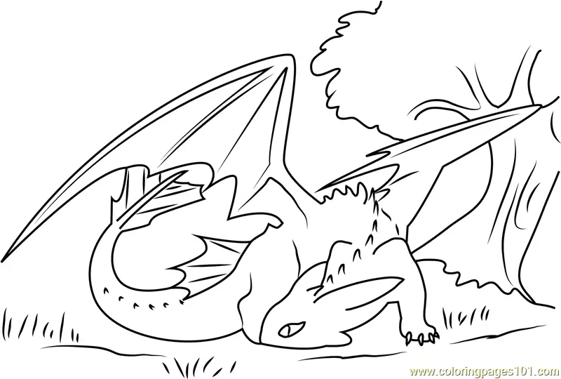 How to Train Your Dragon Coloring Pages 2