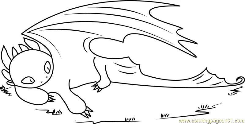 How to Train Your Dragon Coloring Pages 3