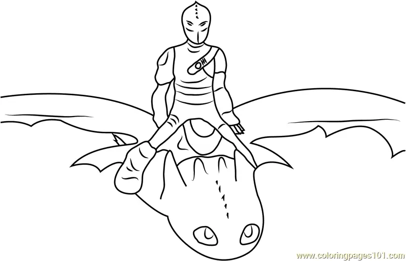 How to Train Your Dragon Coloring Pages 4