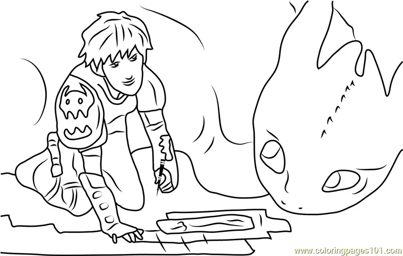 How to Train Your Dragon Coloring Pages 5