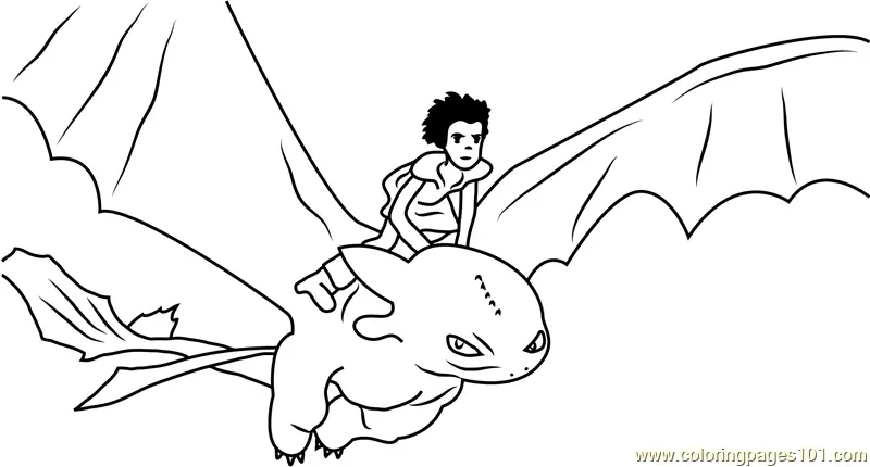 How to Train Your Dragon Coloring Pages 6