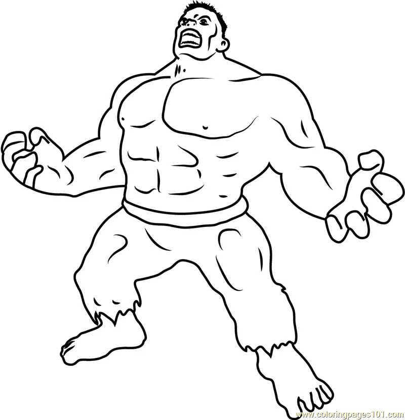 Hulk Coloring Pages 1