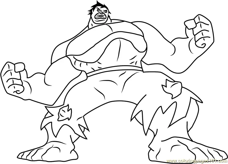 Hulk Coloring Pages 11
