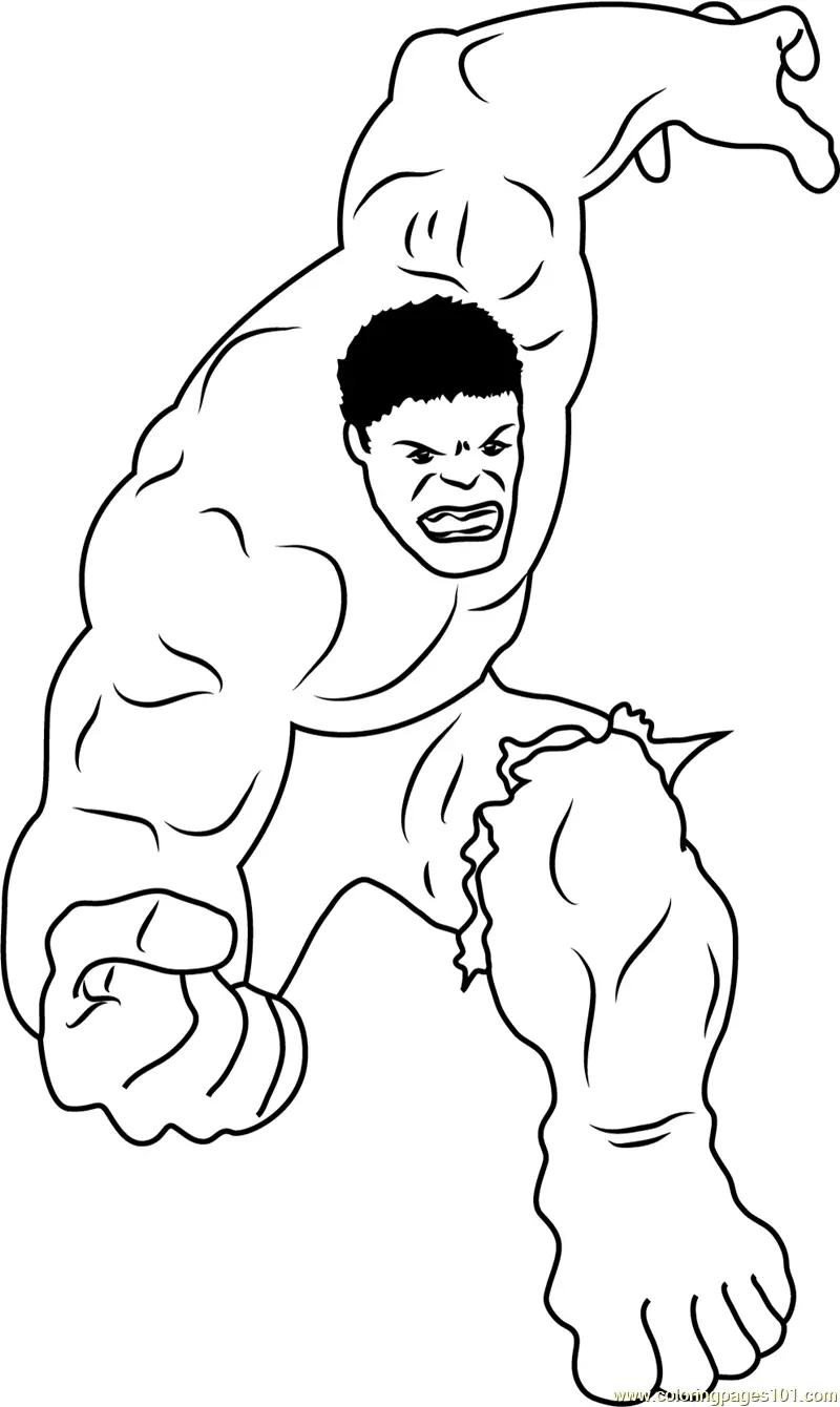 Hulk Coloring Pages 2