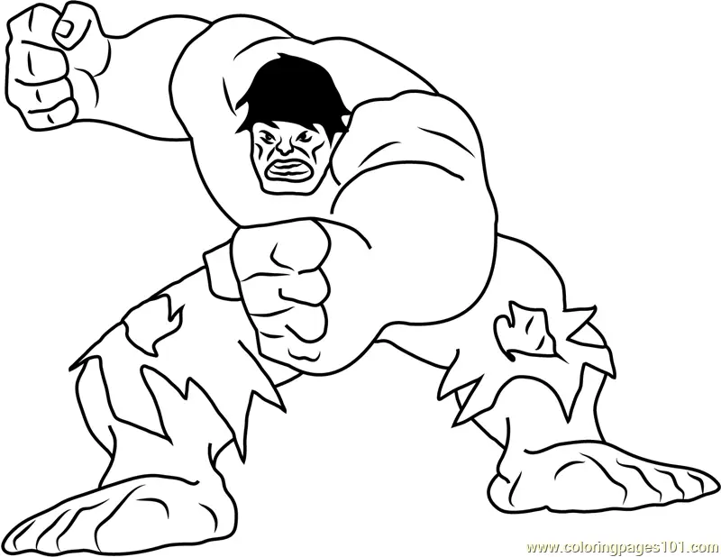 Hulk Coloring Pages 5