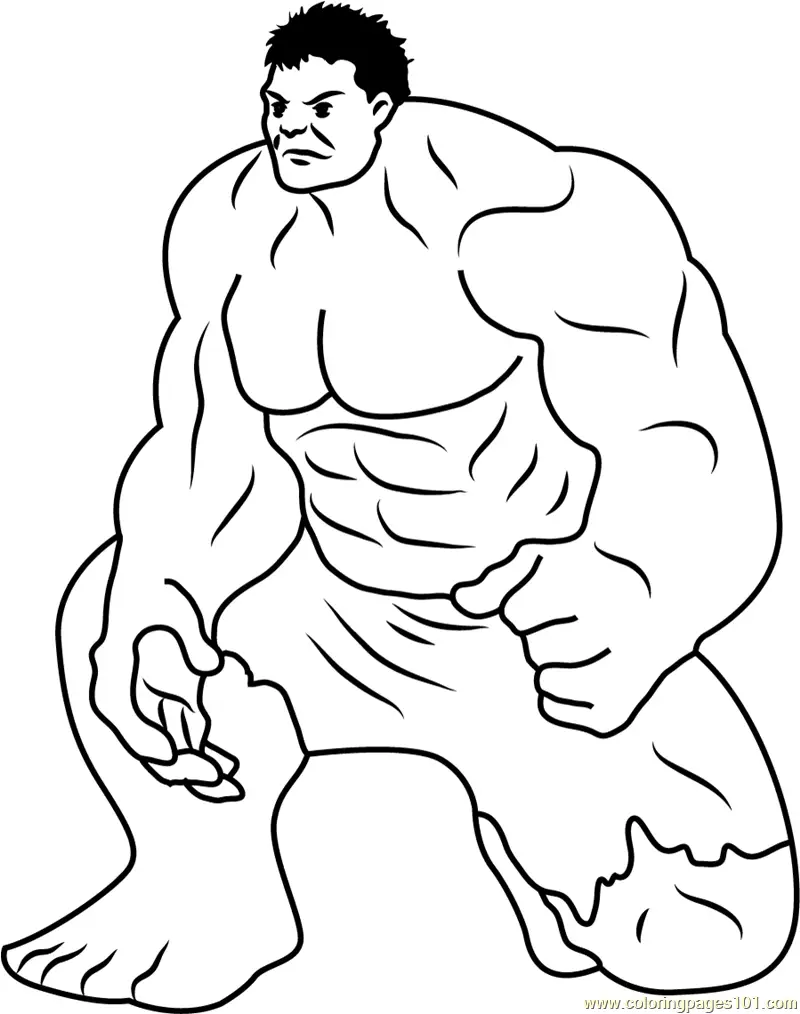 Hulk Coloring Pages 8