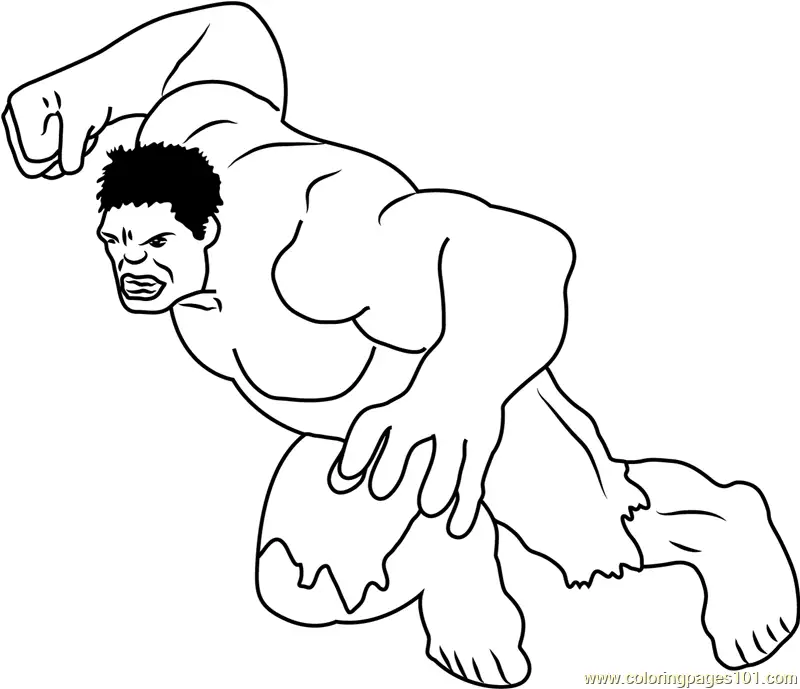 Hulk Coloring Pages 9