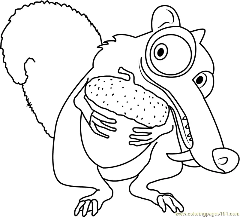 Ice Age Coloring Pages 1