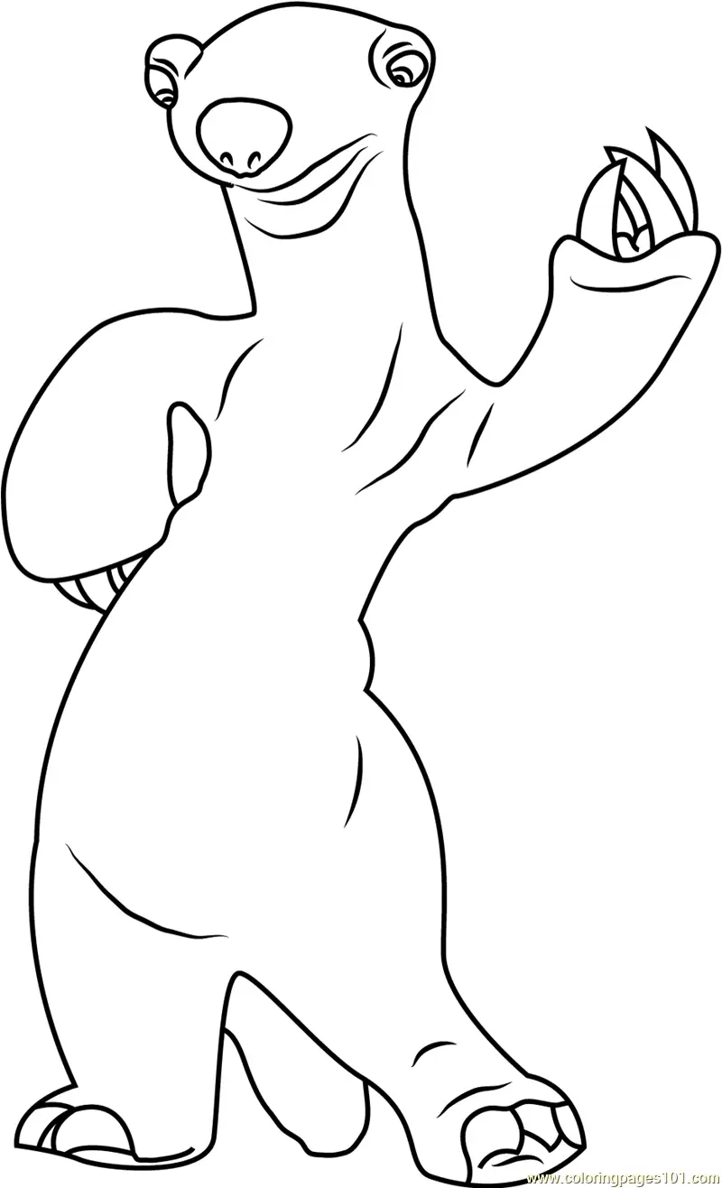 Ice Age Coloring Pages 4