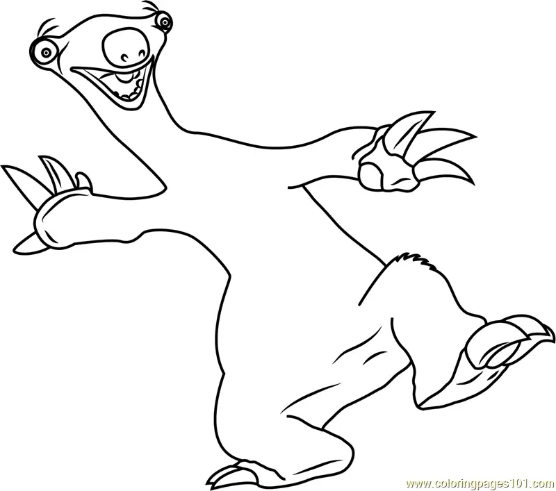 Ice Age Coloring Pages 8