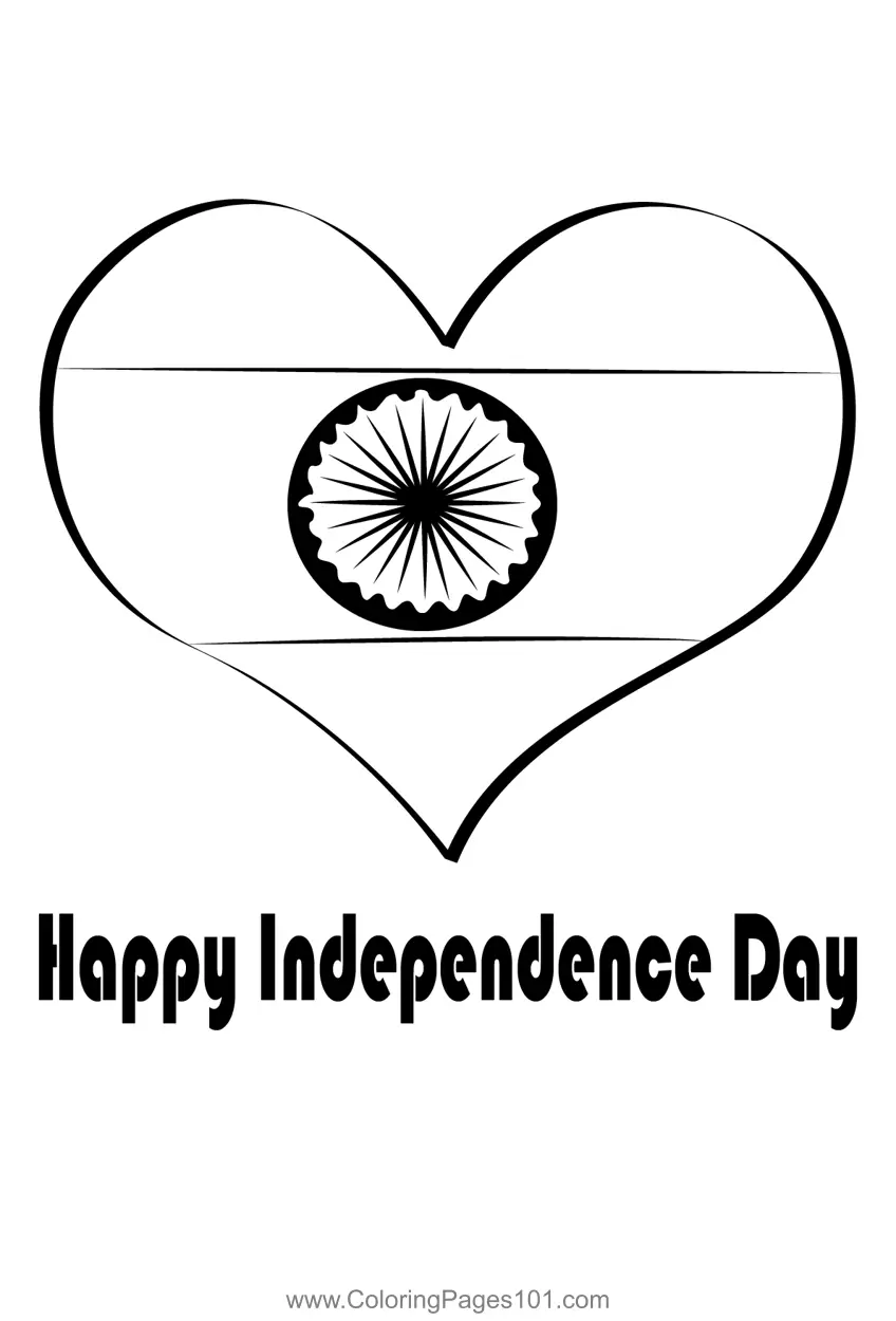 Independence Day - India Coloring Pages 4