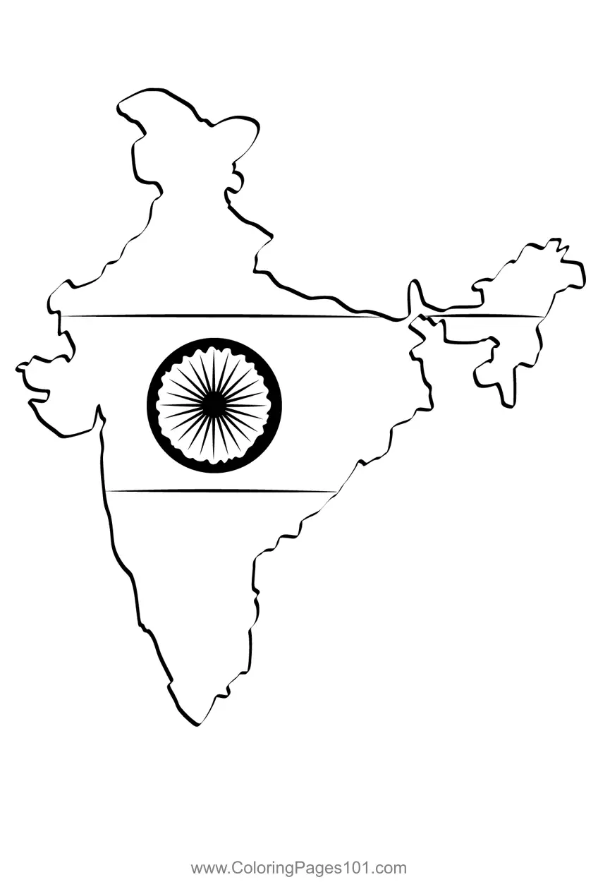 Independence Day - India Coloring Pages 5
