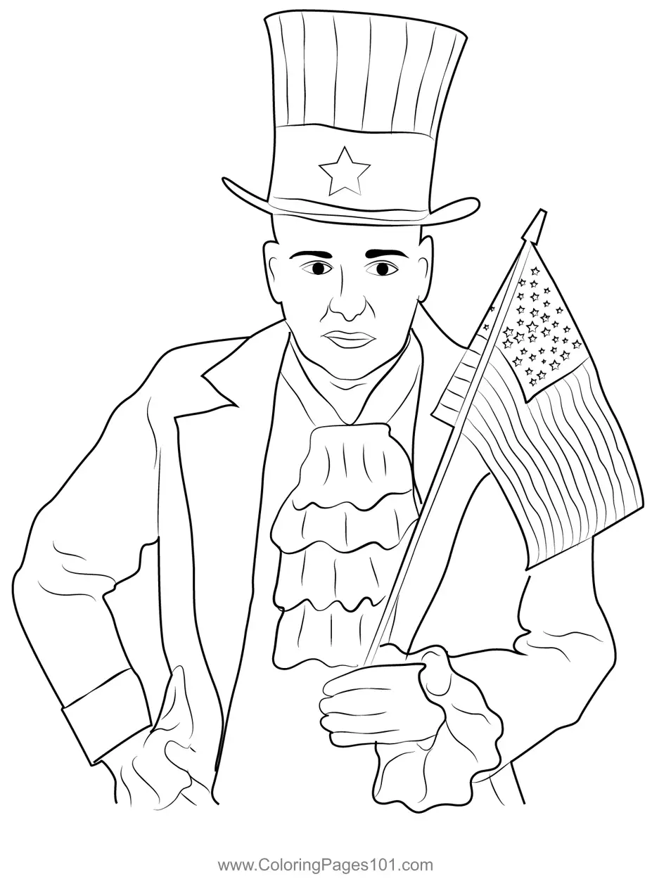 Independence Day - USA Coloring Pages 2