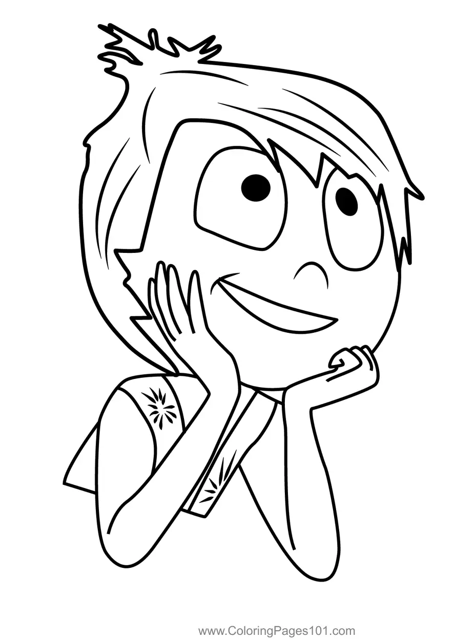 Inside Out 2 Coloring Pages 8