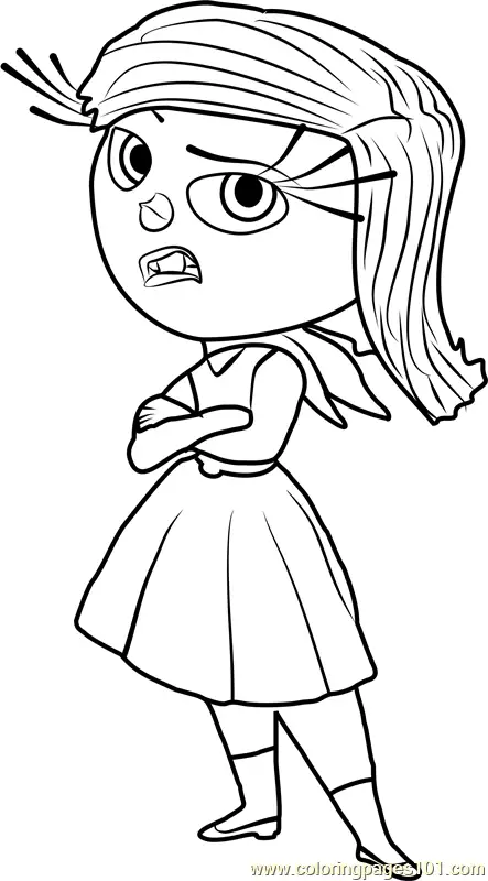 Inside Out Coloring Pages 11