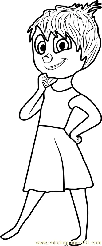 Inside Out Coloring Pages 2