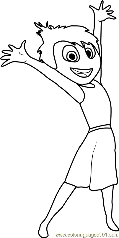 Inside Out Coloring Pages 4