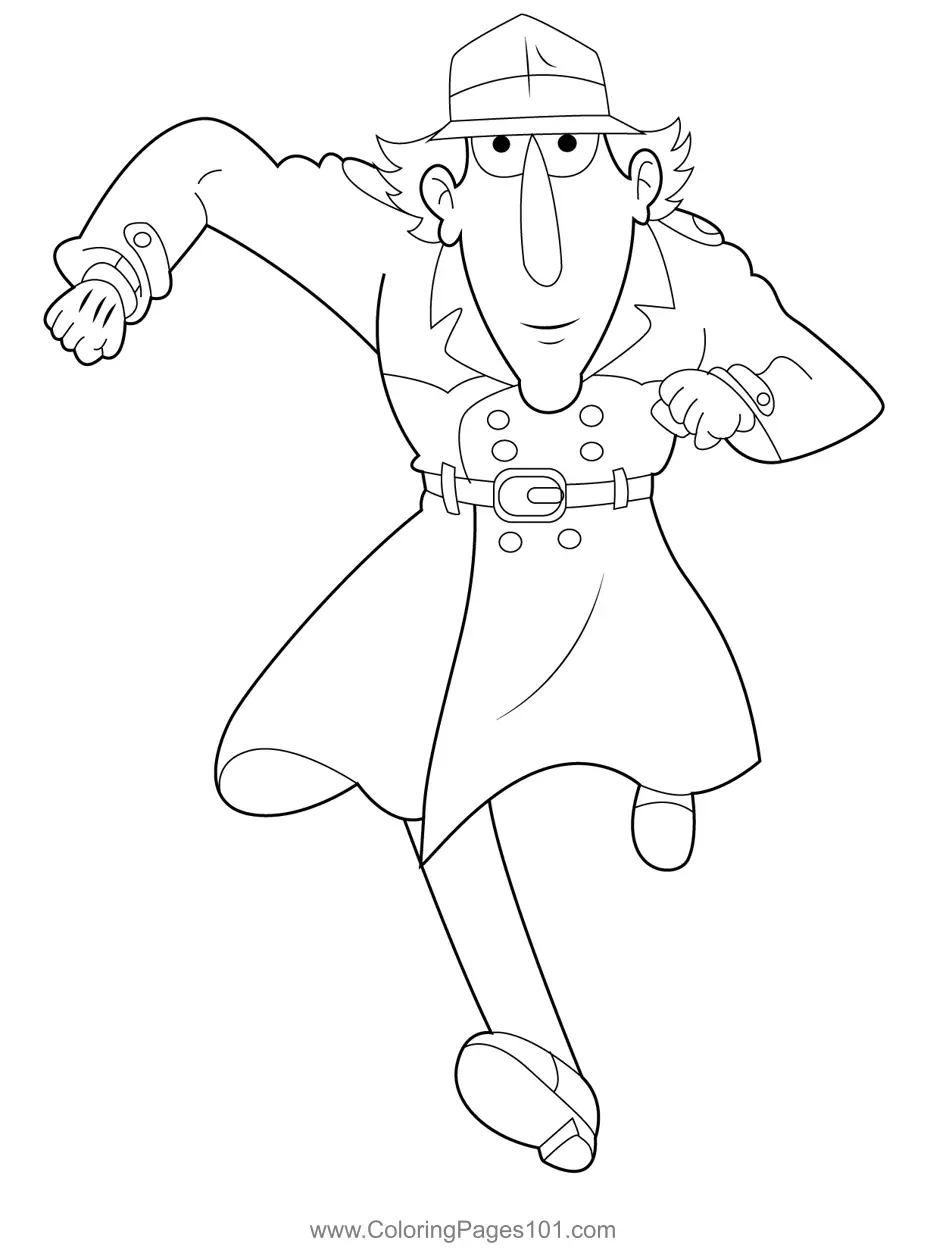 Inspector Gadget Coloring Pages 3