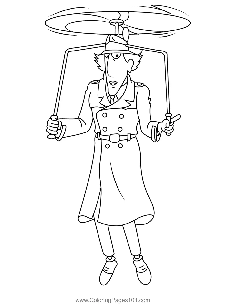 Inspector Gadget Coloring Pages 4