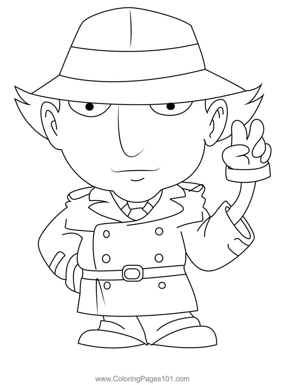 Inspector Gadget Coloring Pages 9