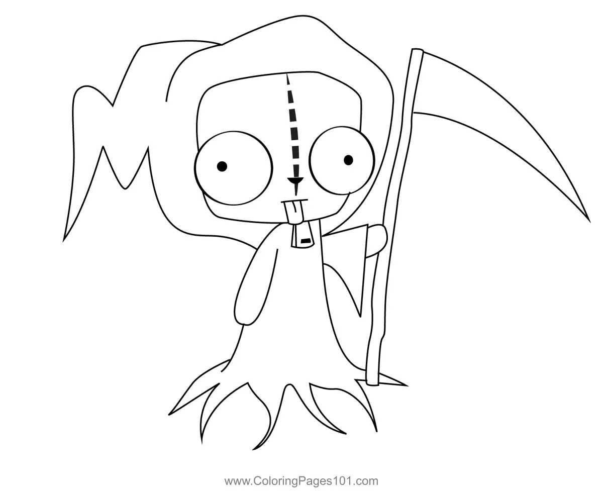 Invader Zim Coloring Pages 10
