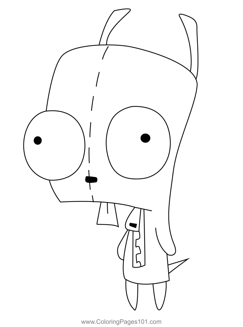 Invader Zim Coloring Pages 11