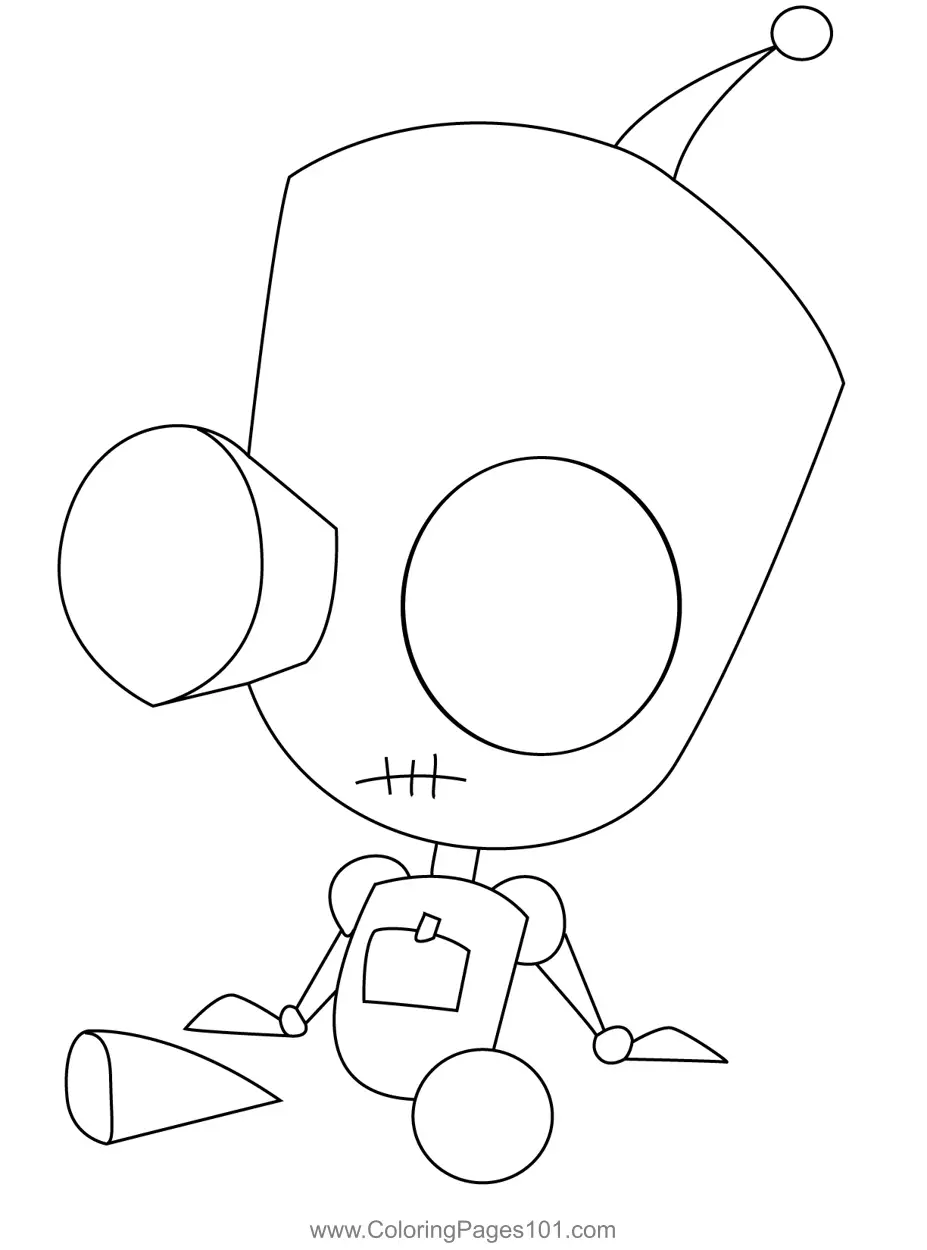 Invader Zim Coloring Pages 2