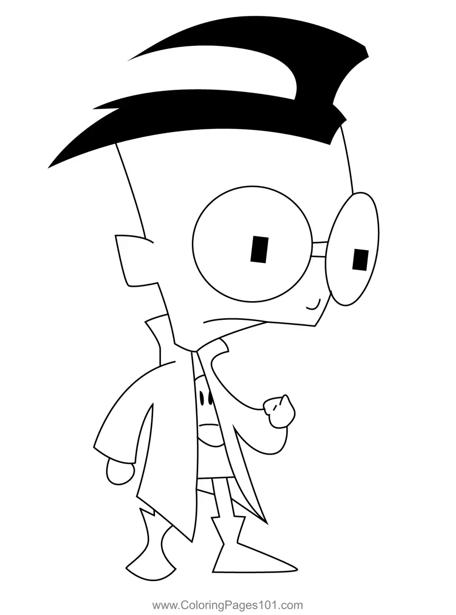 Invader Zim Coloring Pages 5