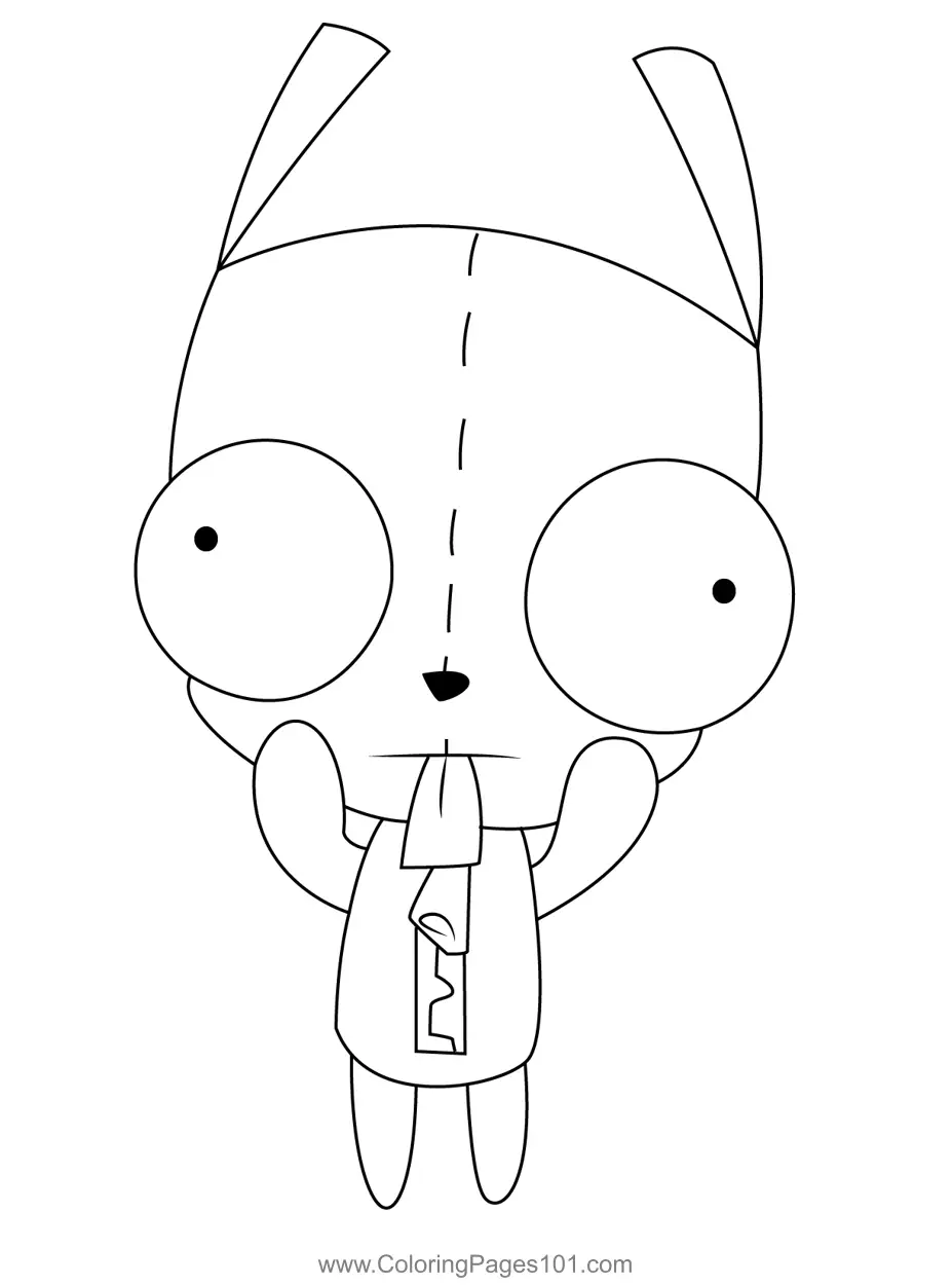 Invader Zim Coloring Pages 6