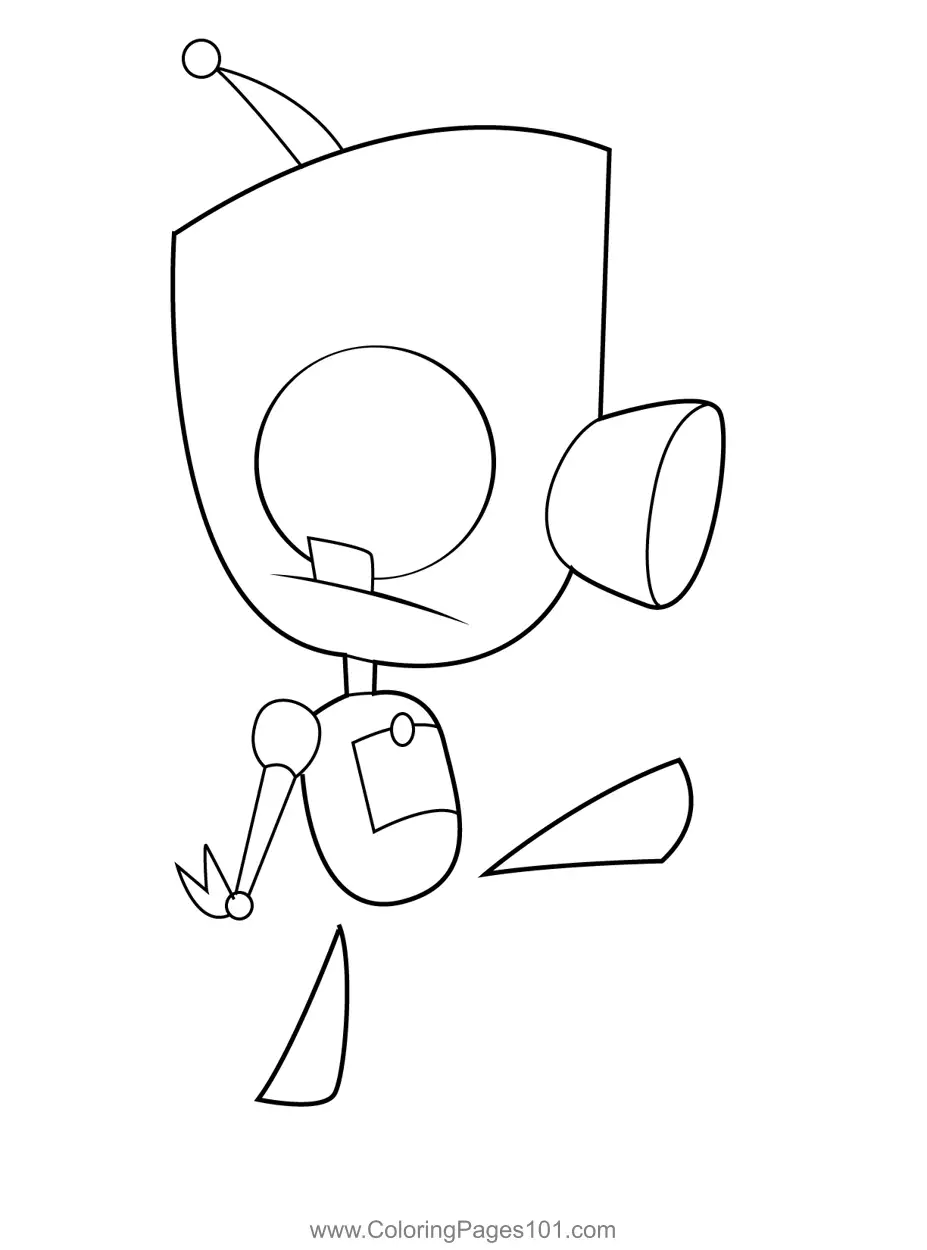 Invader Zim Coloring Pages 7