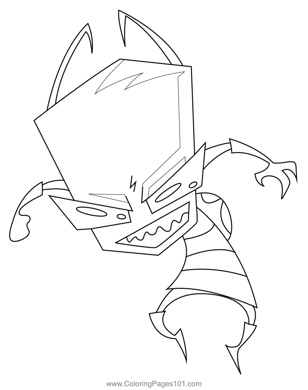 Invader Zim Coloring Pages 8