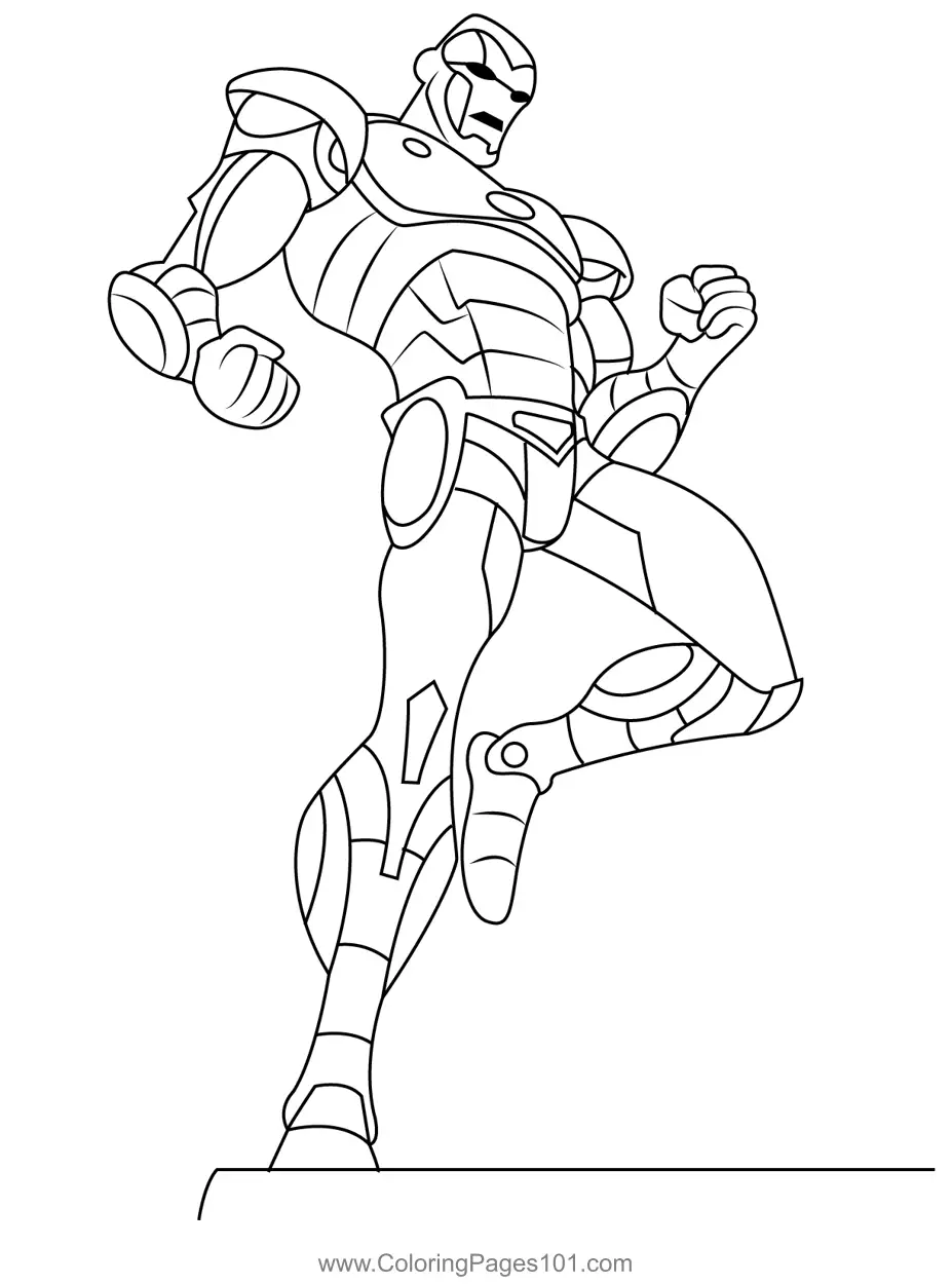 Iron Man Coloring Pages 2