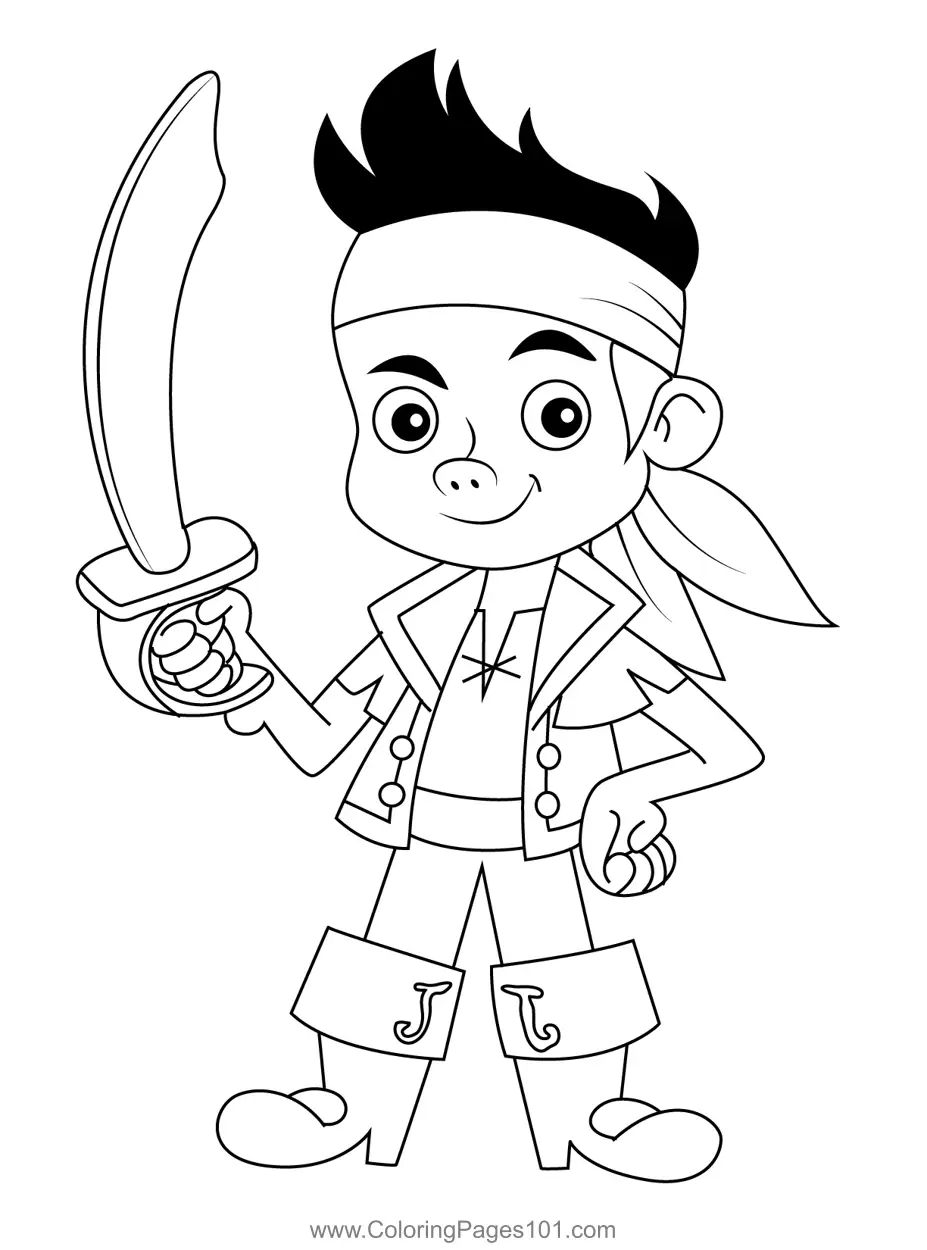 Jake and the Never Land Pirates Coloring Pages 11