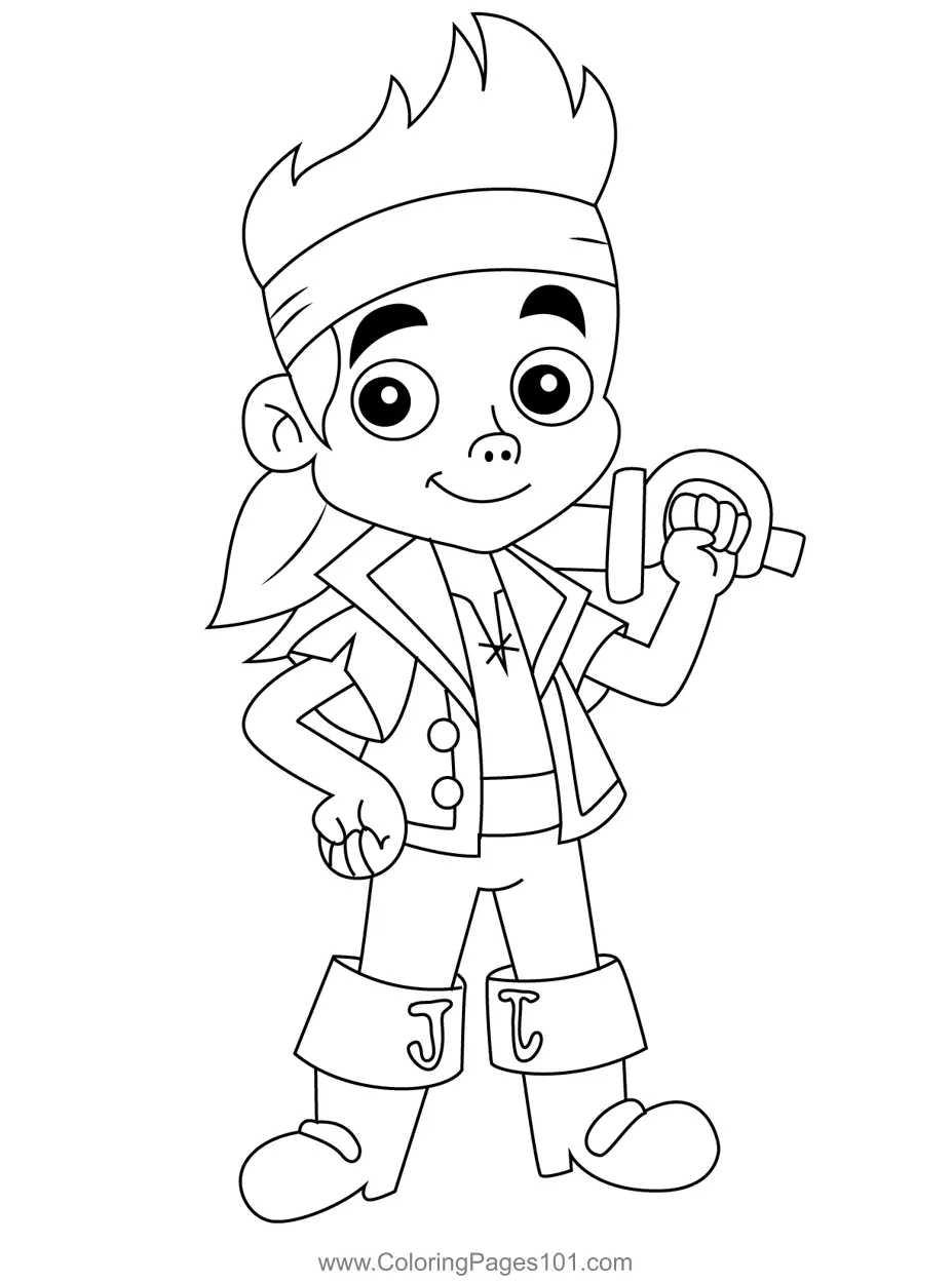 Jake and the Never Land Pirates Coloring Pages 8