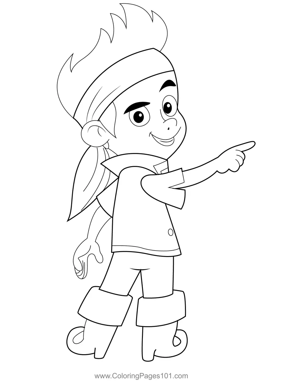Jake and the Never Land Pirates Coloring Pages 9