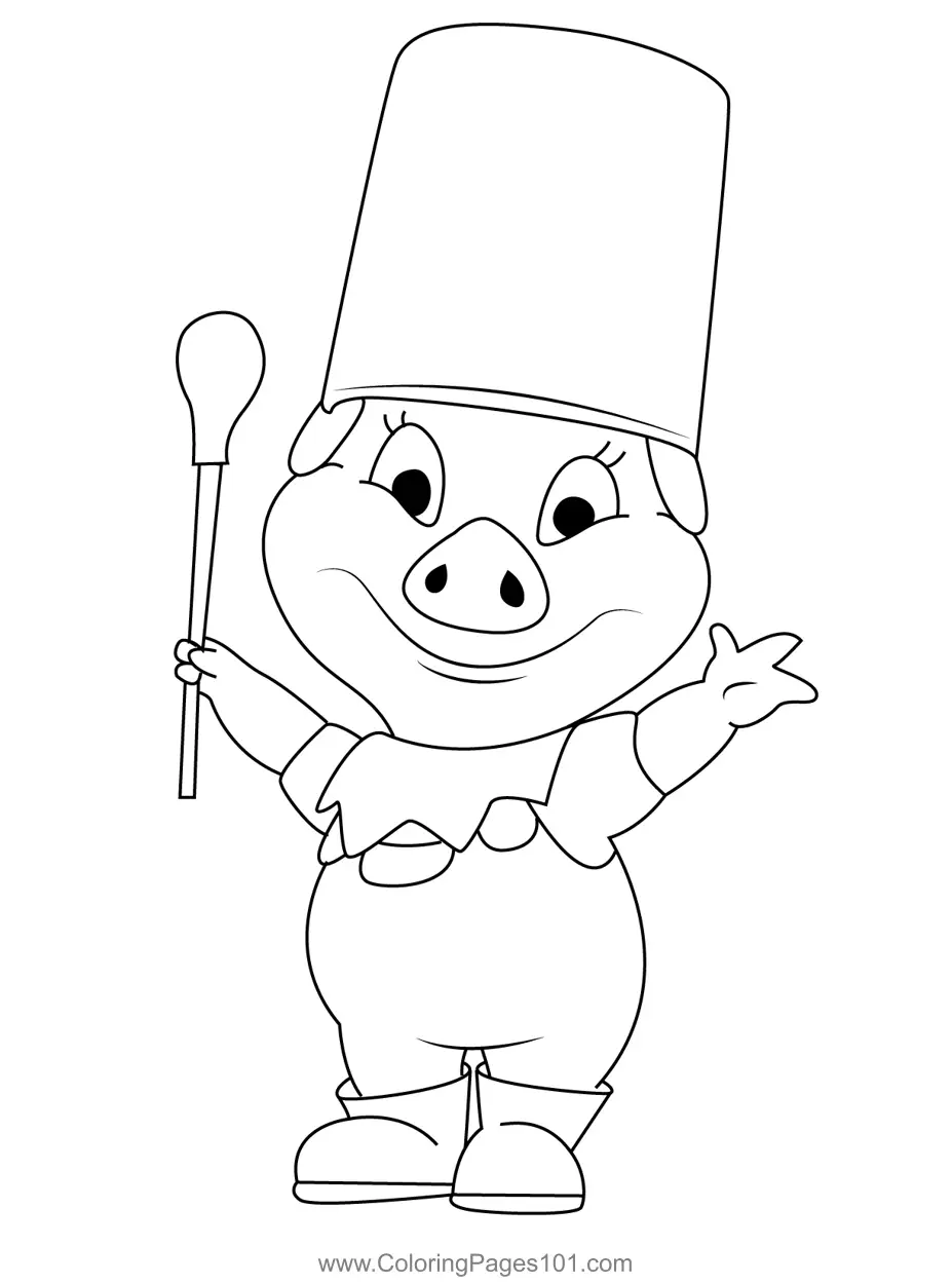 Jakers The Adventures of Piggley Winks Coloring Pages 4