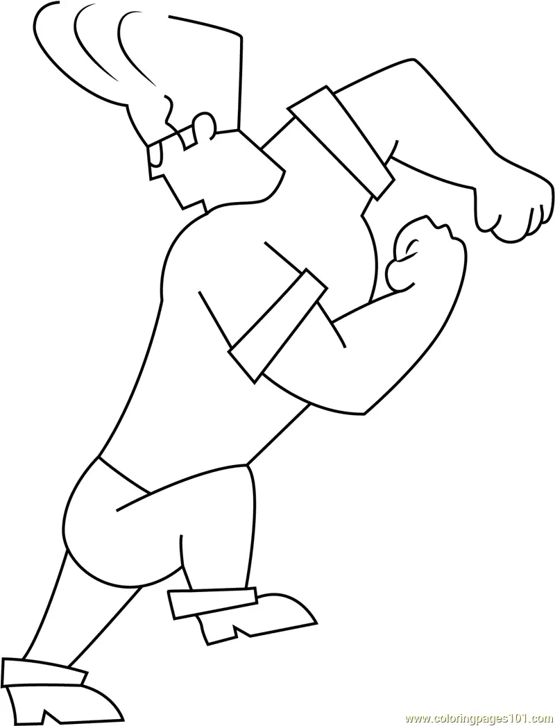 Johnny Bravo Coloring Pages 1