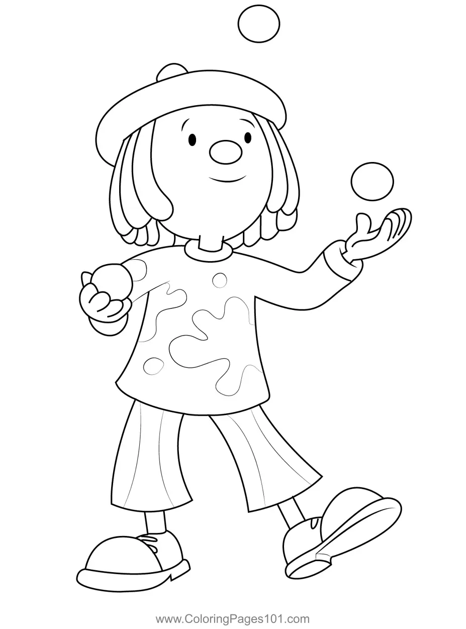 JoJos Circus Coloring Pages 5